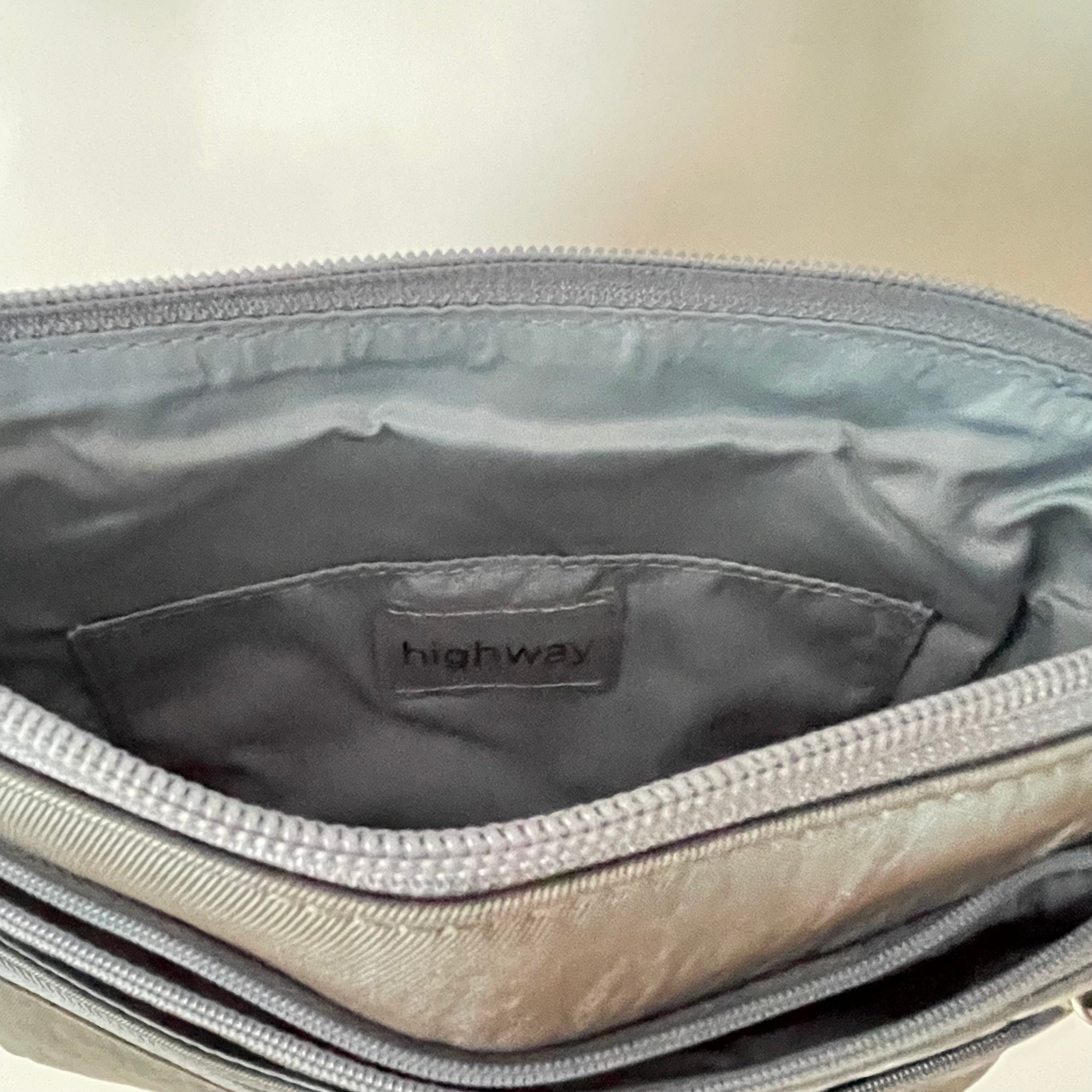 NICO - Mist x Grey | Multi-Pocket Shoulder Bag | Small